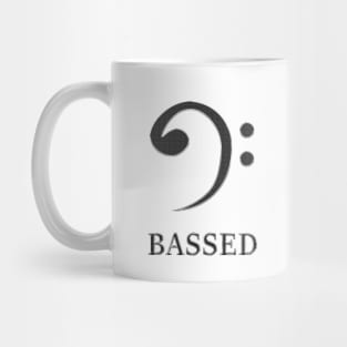 Bass clef for the based : Bassed clef Mug